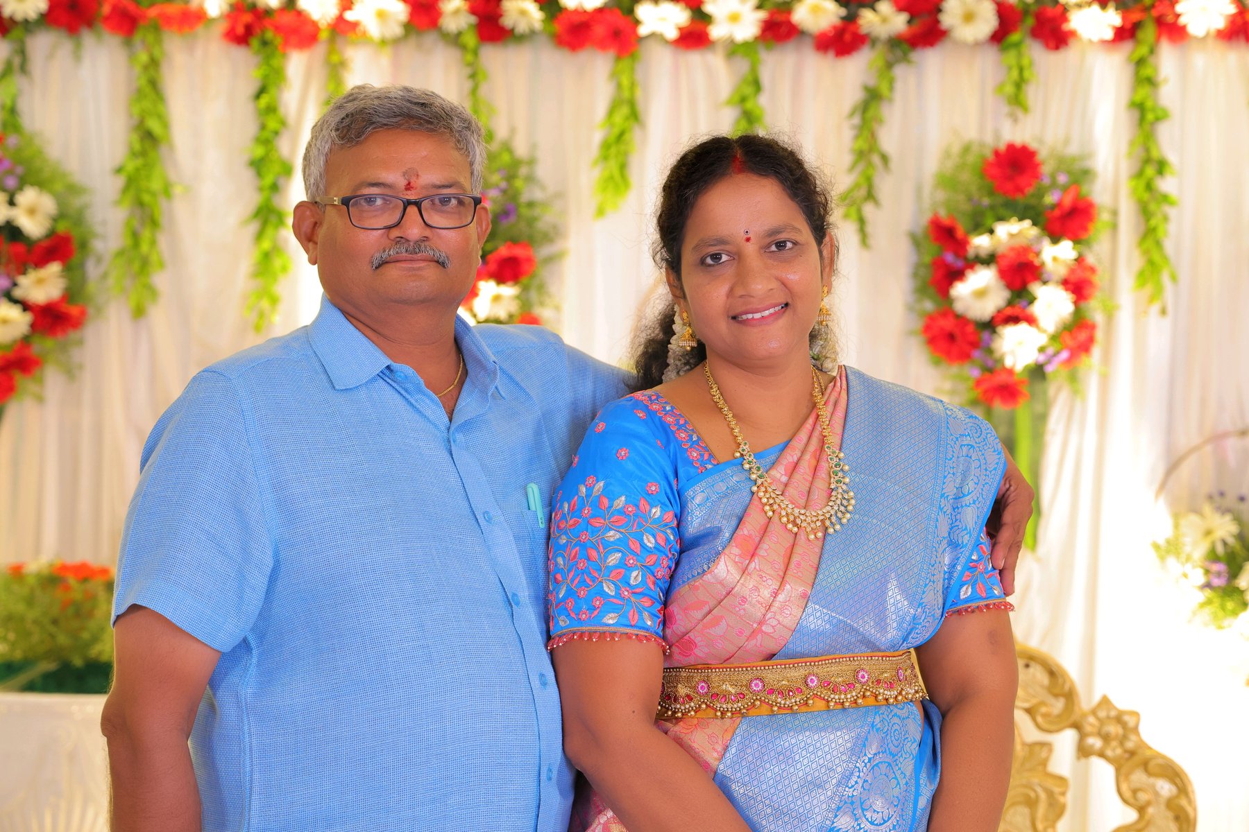 Sanjana's parents